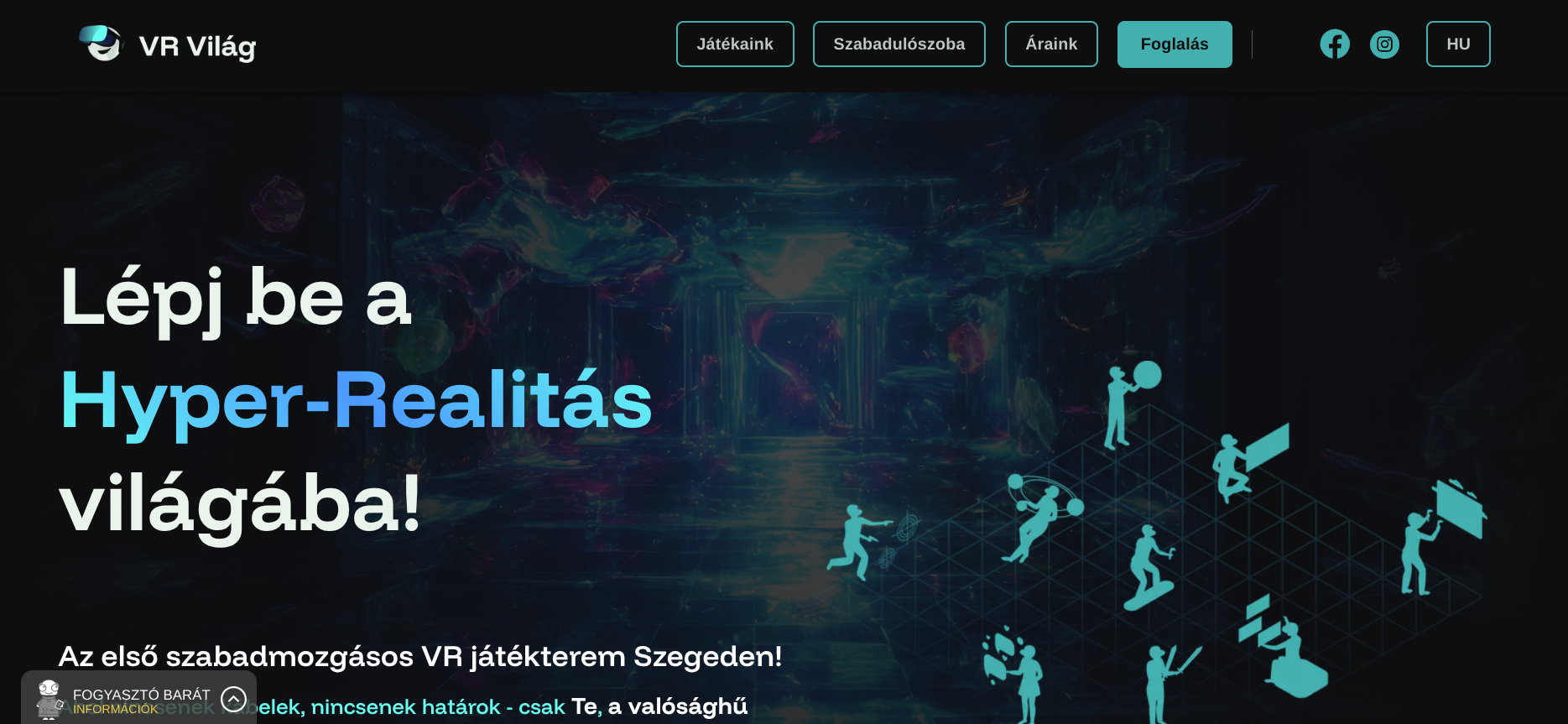 VR Világ Szeged Weboldal